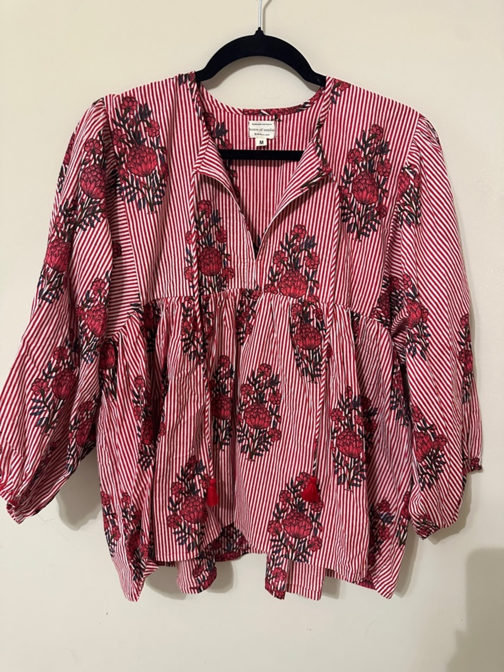 House of Sundar Balloon Sleeve Top